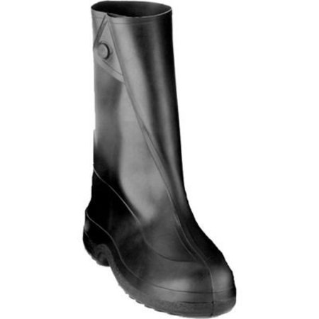 TINGLEY RUBBER Tingley 1400 Rubber 10in Work Overshoes, Black, Cleated Outsole, Small 1400.SM